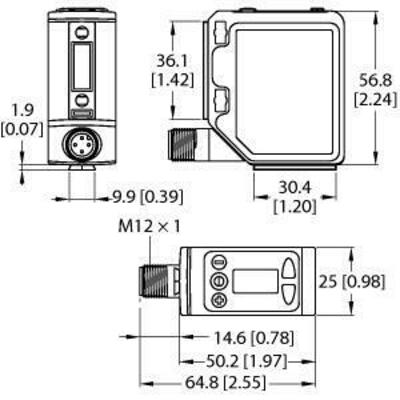 Turck Opto-Sensor Lichttaster Q5XKLAF5000-Q8
