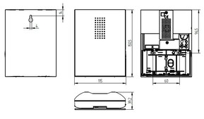 Grothe Elektronik Gong 150x115x40mm schwarz CROMA 50 sw