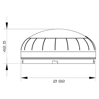 Grothe Modul Warnleuchte LED blau MWL 8954