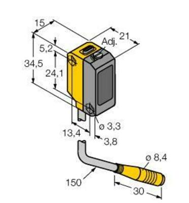 Turck Opto Sensor Lichttaster QS18AB6AF300Q3011459