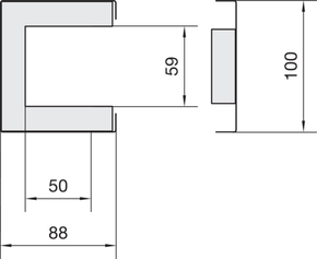 Tehalit Brandschutzkanal 50x60mm L=1,5m vkws FWK3E5006009016