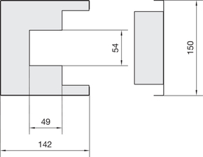 Tehalit Brandschutzkanal 50x60mm L=0,75m vkws FWK95006009016