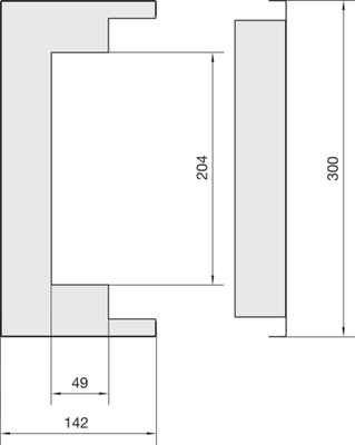 Tehalit Brandschutzkanal 50x210mm L0,75m vkws FWK95021009016