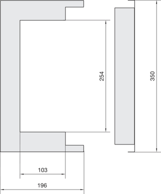 Tehalit Brandschutzkanal 100x260mm L0,5m vkws FWK99926009016