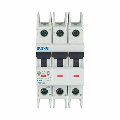 Eaton Leitungsschutzschalter 3p. 8A Charakt.: D FAZ-D8/3-RT