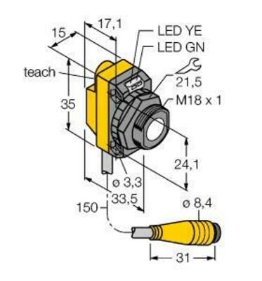 Turck Ultraschallsensor QS18UPAQ
