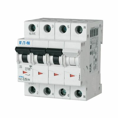Eaton Leitungsschutzschalter 3p. 25A Charakt.: K FAZ-K25/3N