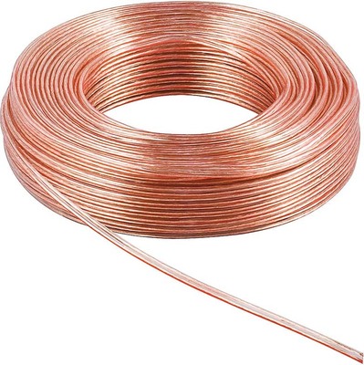 Goobay Lautsprecherkabel 10m LSP 2x2,5qmm,transp. 15130