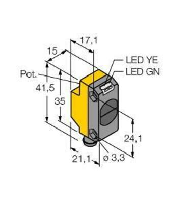 Turck Opto Sensor Lichttaster QS18VN6DBQ7