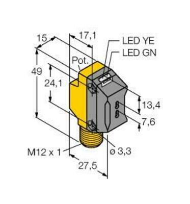 Turck Opto Sensor Lichtleiter QS18VN6FPQ8