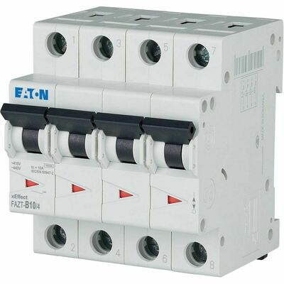Eaton Leitungsschutzschalter 10A Charakt.: B FAZT-B10/4