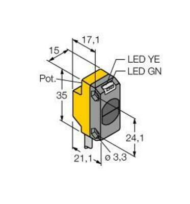 Turck Opto-Sensor Einweglichtschranke QS18VN6RB