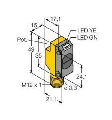 Turck Opto Sensor Lichttaster QS18VN6WQ8