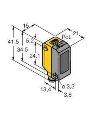 Turck Opto Sensor Lichttaster QS18VP6AF100Q1