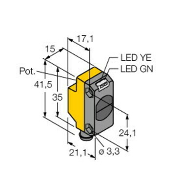 Turck Opto Sensor Lichttaster QS18VP6DLQ7