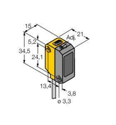 Turck Opto-Sensor Lichttaster QS18VP6LAF W/30"