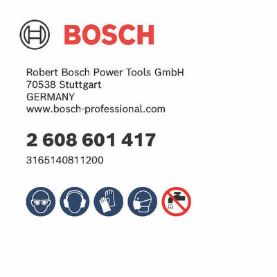 Bosch Power Tools Segmente für PRO Trockenbohrkrone 68 2608601417 (VE4)