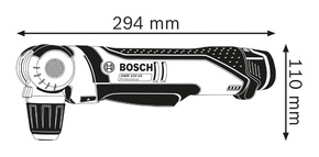 Bosch Power Tools Akkuwinkelbohrmaschine GWB 12V-10 (C) 0601390905