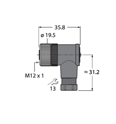 Turck Kupplung B8241-0