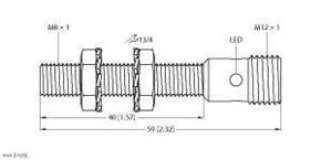 Turck Sensor induktiv BI1.5EG08AP6XH1341
