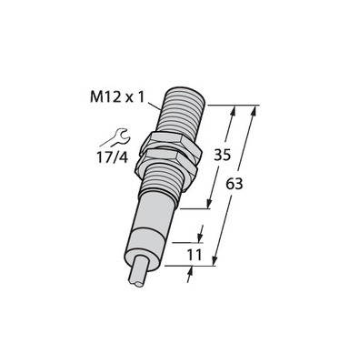 Turck Sensor induktiv BI2-EM12D-AP6/S120