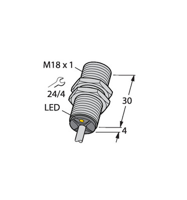 Turck Sensor induktiv BI5-G18K-AP6X