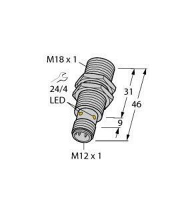Turck Sensor induktiv BI8-M18K-AP6X-H1141