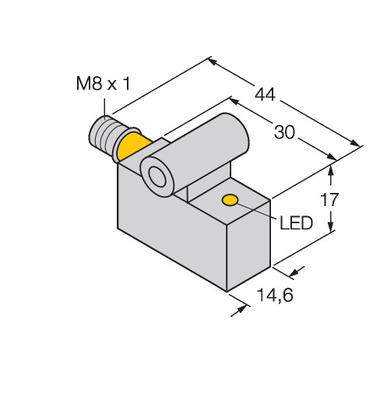 Turck Magnetfeldsensor f. Pneumatikzylinder BIM-IKT-AP6X-V1131
