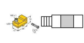 Turck Magnetfeldsensor f. Pneumatikzylinder BIM-NST-AP6X-V1131
