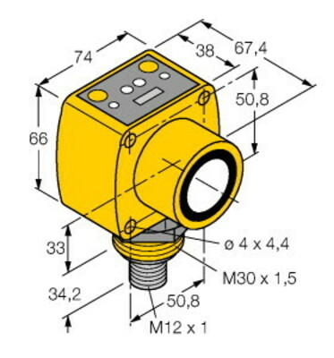 Turck Ultraschallsensor QT50UVR3WQ1-CRFV