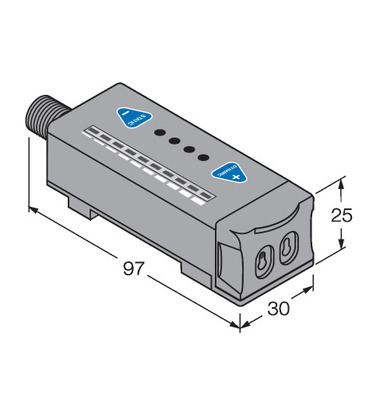 Turck Lichtleiter-Sensor für Glaslichtleiter R55FH2OQ