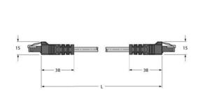 Turck Leitung für Industrial Ethernet RJ45S RJ45S 841-2M