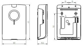 Grothe Elektronik Gong Echo 120 weiß