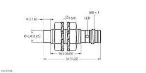 Turck Sensor induktiv NI3-EG08K-AP6X-V1131