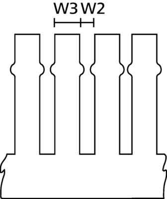 HellermannTyton Verdrahtungskanal Grau HTWDPD75X75PVCGY(16)