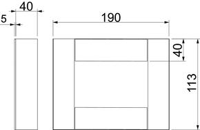 OBO Bettermann Vertr Endstück für BSKD09-K0511 BSKD09-E0511