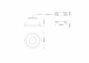 Ledvance LED-Downlight 930/940, ML D.C.ZB200P3093040U19