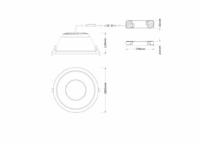 Ledvance LED-Downlight 930/940, ML D.C.ZB250P4293040U19