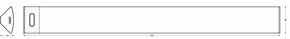 Ledvance LED-Unterbauleuchte 35cm CCT, dim, schwarz Lin.A.Fr.S.35CCTDIMs