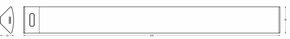 Ledvance LED-Unterbauleuchte 55cm CCT, dim, schwarz Lin.A.Fr.S.55CCTDIMs