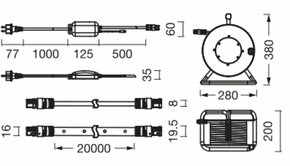 Ledvance LED-Streifen 20m RGB, IP65, RC Out.Flex20MRGBIP65RC