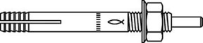Fischer Deutschl. Mauerschraube MR 12