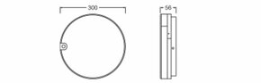 Ledvance LED-Wand-u.Deckenleuchte 830/840, ML SFDISCELSNP300V21WML