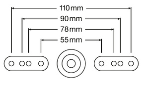 Ledvance LED-Wand-u.Deckenleuchte 830/840, ML SFDISCELSNP300V21WML
