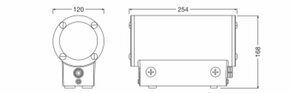Ledvance LED-Wandleuchte 830/840, grau UBWALL#4099854659706