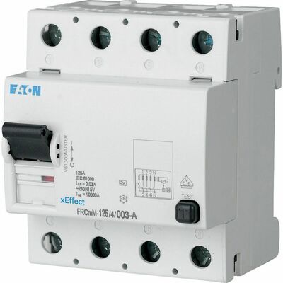 Eaton FI-Schalter 125A 100mA 4polig FRCMM-125/4/01-G/A