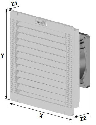 Pfannenberg Austrittsfilter IP54, RAL7035 PFA 30000 54 7035