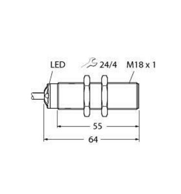 Turck Ultraschallsensor RU50L-S18-AN8X