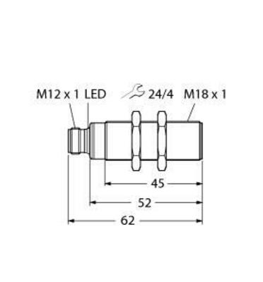 Turck Ultraschallsensor RU50L-S18-AN8X-H1141