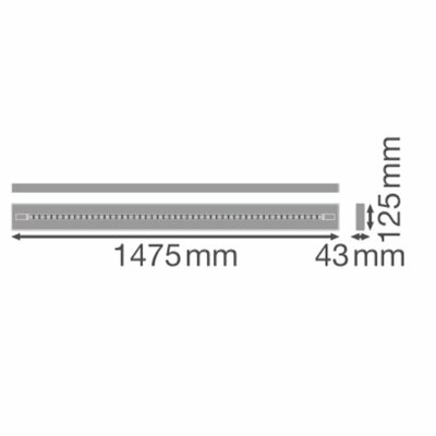Ledvance LED-Pendelleuchte 940, weiß LNI.DI1,5P69940PSELW